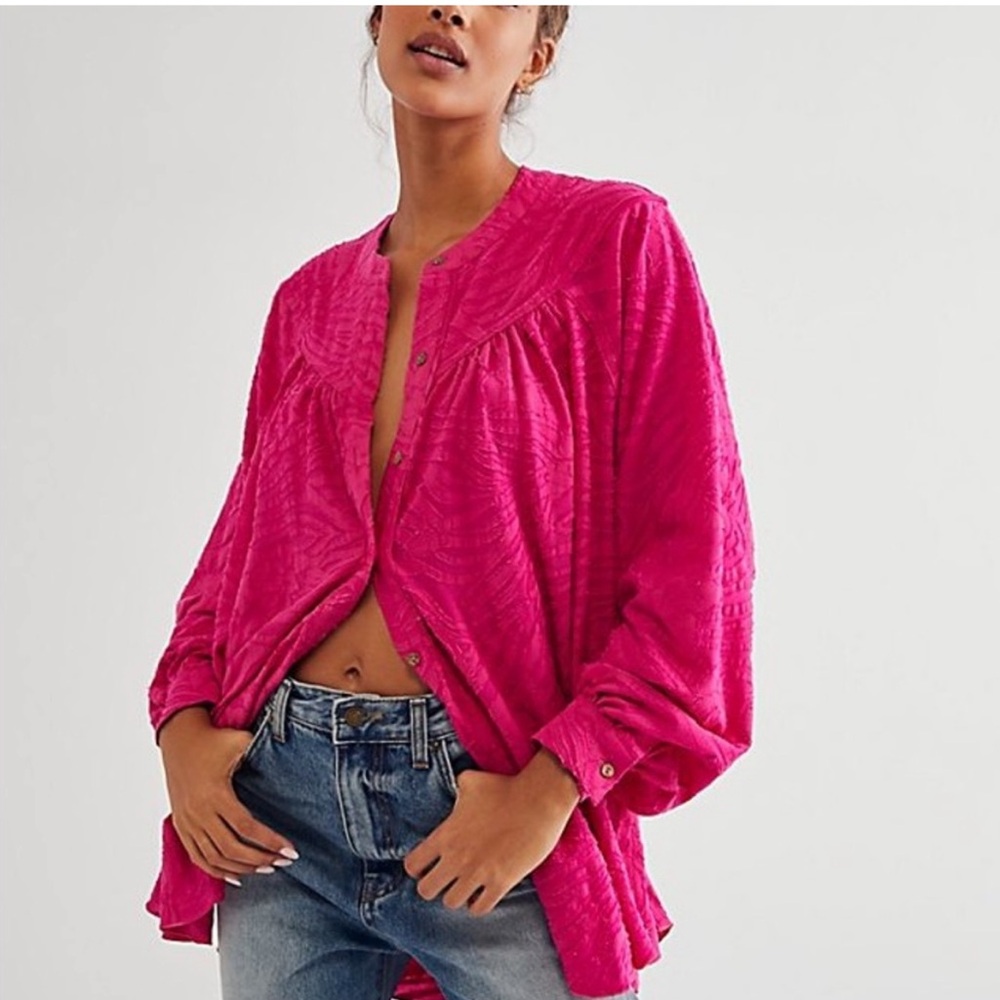 Free People Dreamy Pink Women's Top